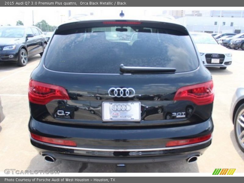 Orca Black Metallic / Black 2015 Audi Q7 3.0 Premium Plus quattro