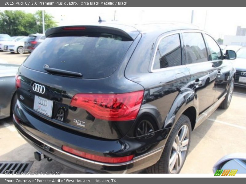 Orca Black Metallic / Black 2015 Audi Q7 3.0 Premium Plus quattro