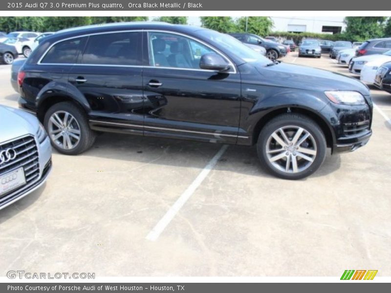 Orca Black Metallic / Black 2015 Audi Q7 3.0 Premium Plus quattro