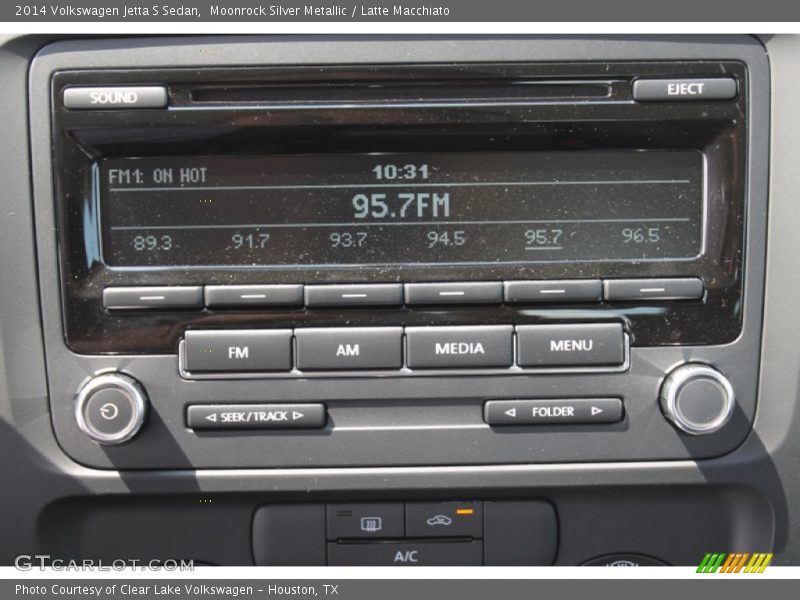 Moonrock Silver Metallic / Latte Macchiato 2014 Volkswagen Jetta S Sedan