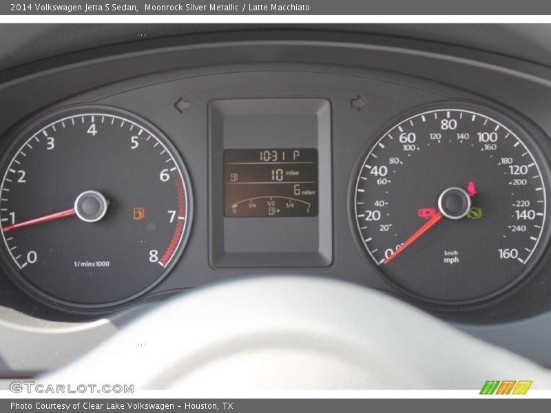 Moonrock Silver Metallic / Latte Macchiato 2014 Volkswagen Jetta S Sedan