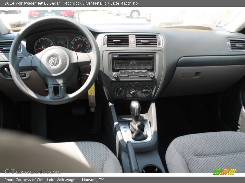 Moonrock Silver Metallic / Latte Macchiato 2014 Volkswagen Jetta S Sedan