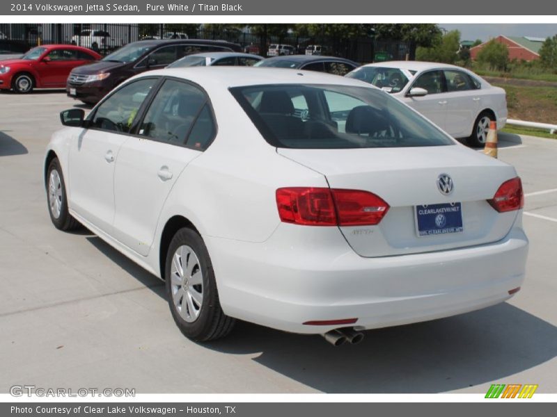 Pure White / Titan Black 2014 Volkswagen Jetta S Sedan