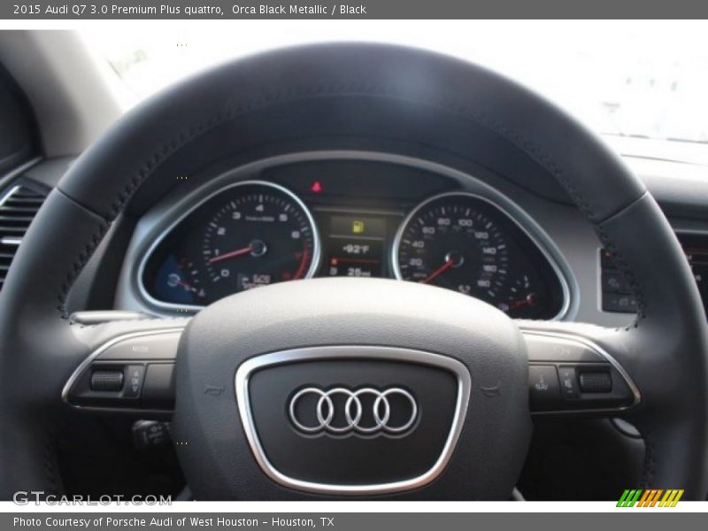 Orca Black Metallic / Black 2015 Audi Q7 3.0 Premium Plus quattro