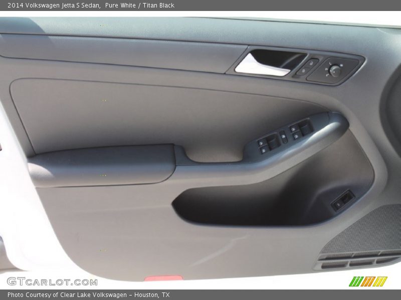 Pure White / Titan Black 2014 Volkswagen Jetta S Sedan