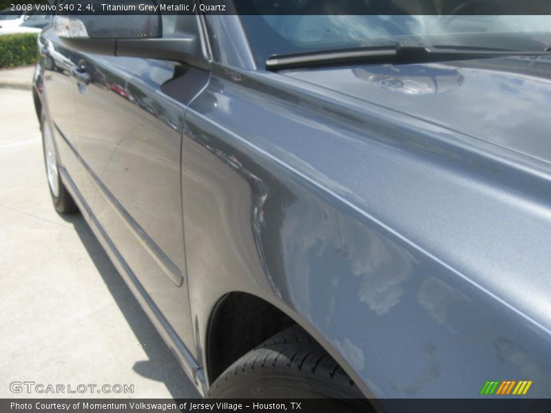 Titanium Grey Metallic / Quartz 2008 Volvo S40 2.4i