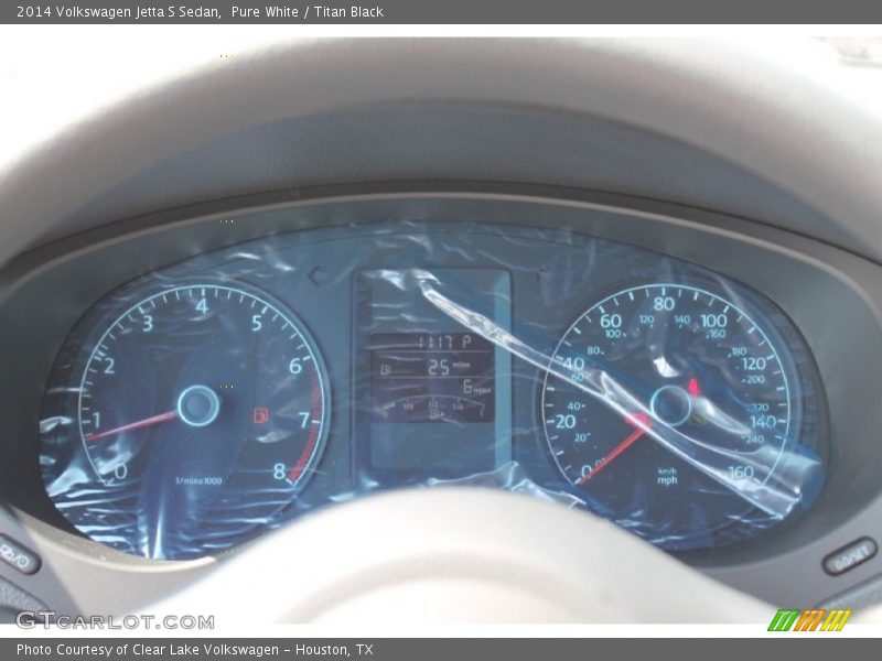 Pure White / Titan Black 2014 Volkswagen Jetta S Sedan