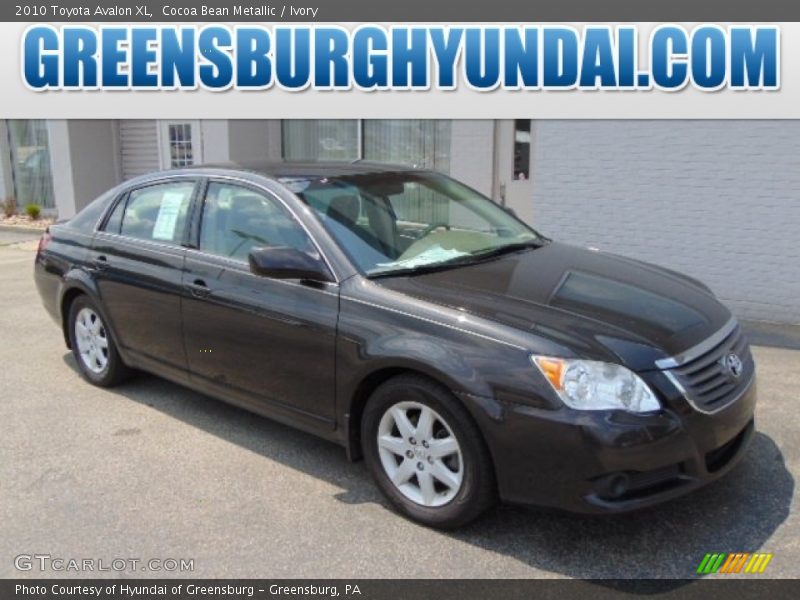 Cocoa Bean Metallic / Ivory 2010 Toyota Avalon XL