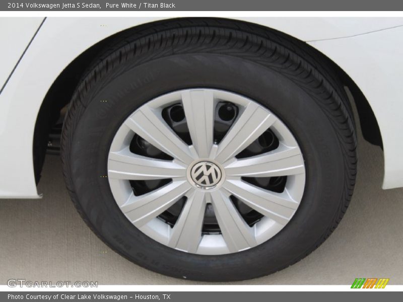 Pure White / Titan Black 2014 Volkswagen Jetta S Sedan