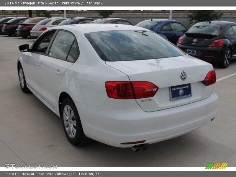 Pure White / Titan Black 2014 Volkswagen Jetta S Sedan