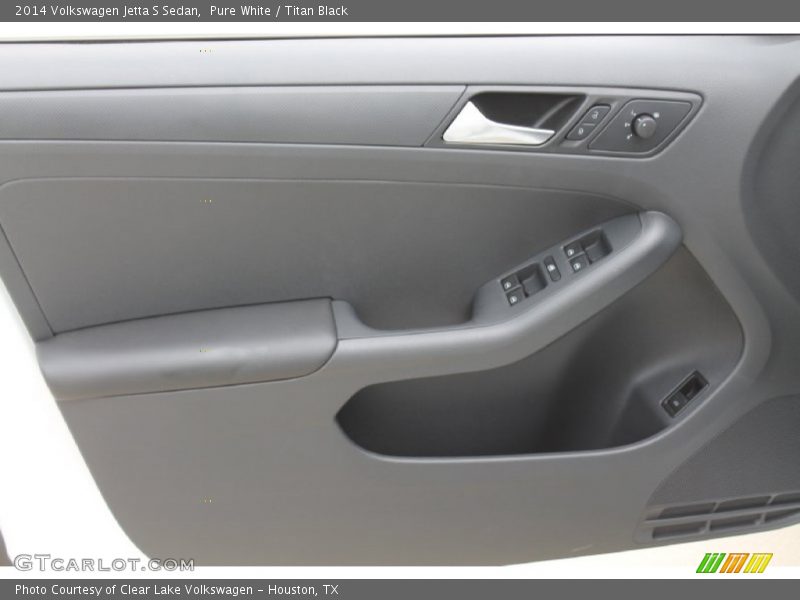 Pure White / Titan Black 2014 Volkswagen Jetta S Sedan