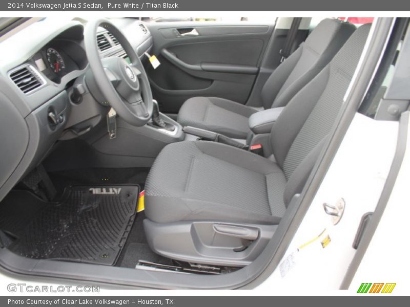 Pure White / Titan Black 2014 Volkswagen Jetta S Sedan