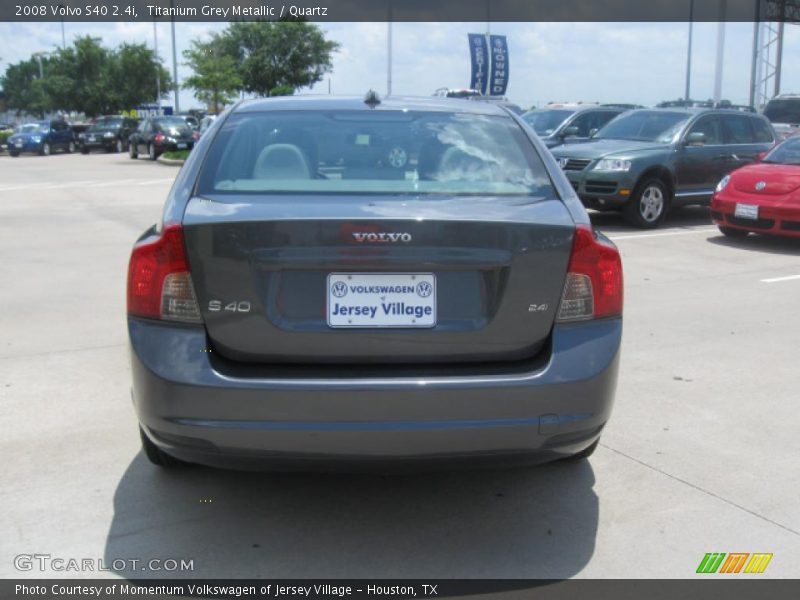 Titanium Grey Metallic / Quartz 2008 Volvo S40 2.4i