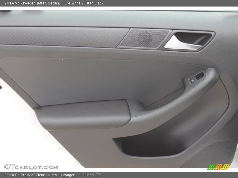Pure White / Titan Black 2014 Volkswagen Jetta S Sedan