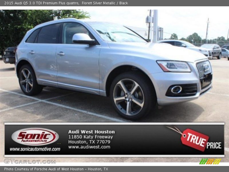 Florett Silver Metallic / Black 2015 Audi Q5 3.0 TDI Premium Plus quattro