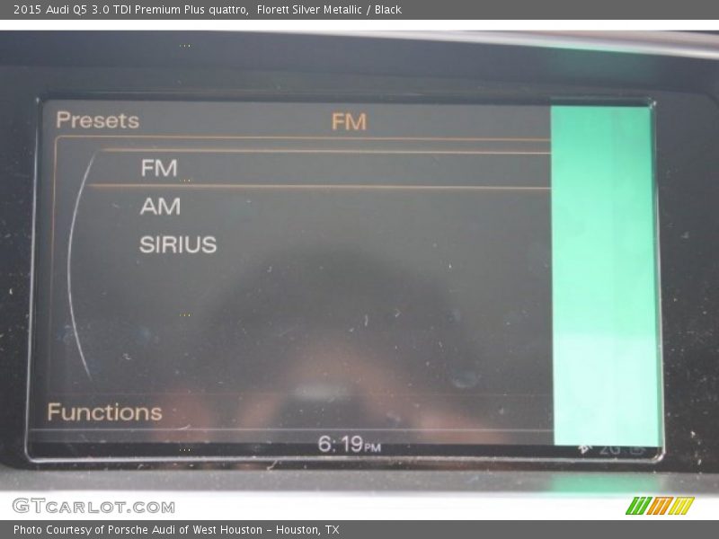 Florett Silver Metallic / Black 2015 Audi Q5 3.0 TDI Premium Plus quattro