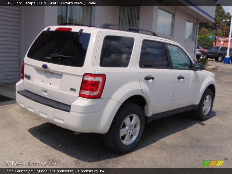 Oxford White / Stone 2012 Ford Escape XLT V6 4WD