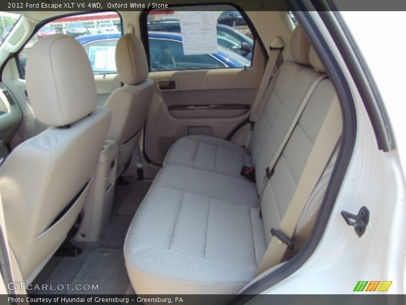 Oxford White / Stone 2012 Ford Escape XLT V6 4WD