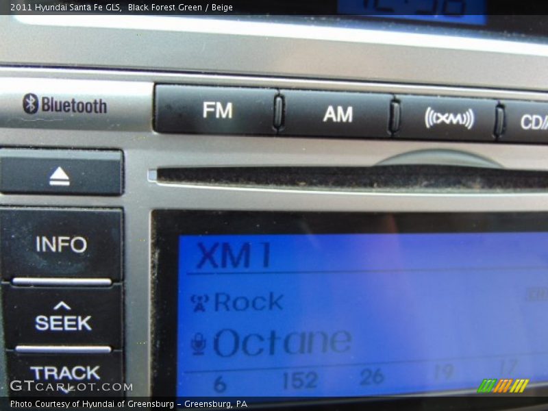 Black Forest Green / Beige 2011 Hyundai Santa Fe GLS