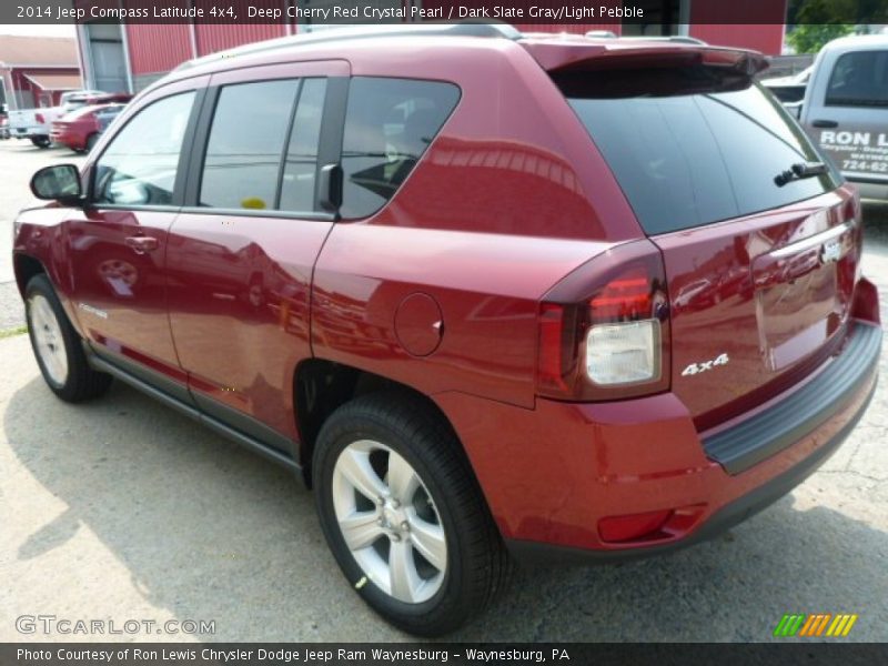 Deep Cherry Red Crystal Pearl / Dark Slate Gray/Light Pebble 2014 Jeep Compass Latitude 4x4