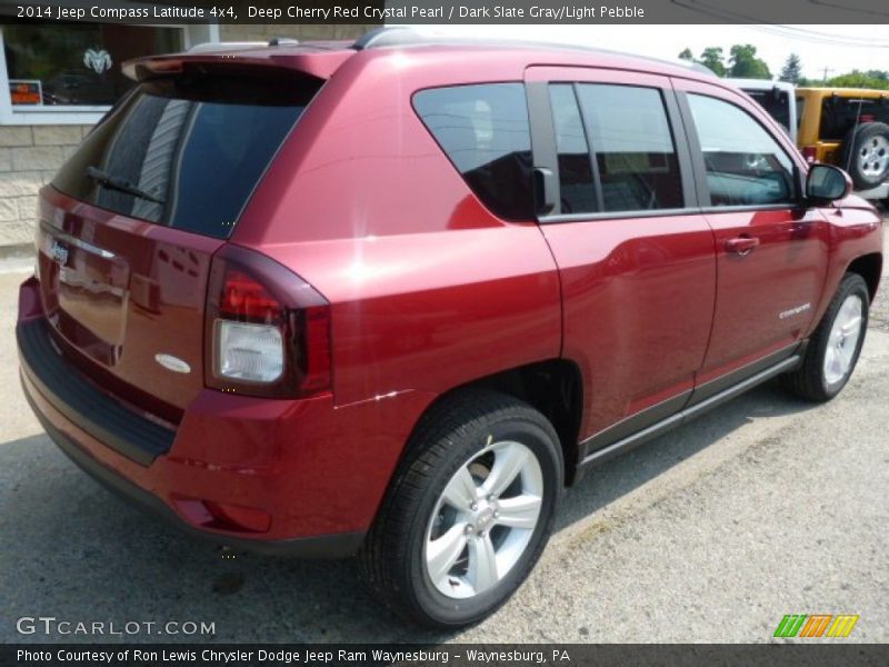 Deep Cherry Red Crystal Pearl / Dark Slate Gray/Light Pebble 2014 Jeep Compass Latitude 4x4