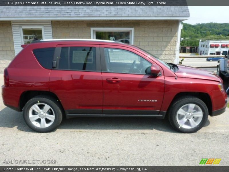 Deep Cherry Red Crystal Pearl / Dark Slate Gray/Light Pebble 2014 Jeep Compass Latitude 4x4