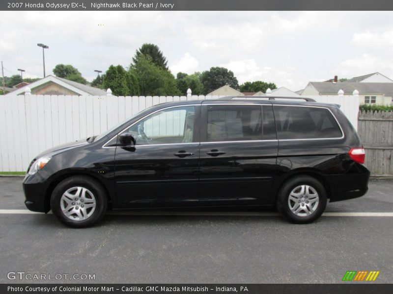 Nighthawk Black Pearl / Ivory 2007 Honda Odyssey EX-L