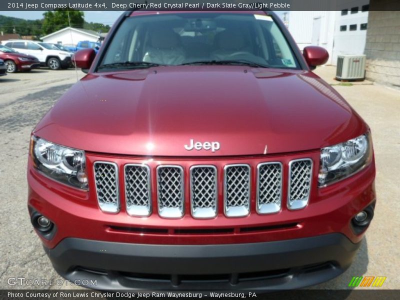 Deep Cherry Red Crystal Pearl / Dark Slate Gray/Light Pebble 2014 Jeep Compass Latitude 4x4