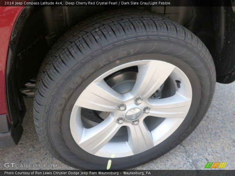 Deep Cherry Red Crystal Pearl / Dark Slate Gray/Light Pebble 2014 Jeep Compass Latitude 4x4
