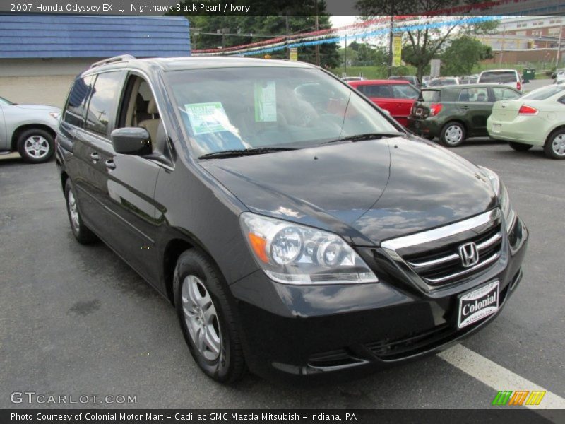 Nighthawk Black Pearl / Ivory 2007 Honda Odyssey EX-L