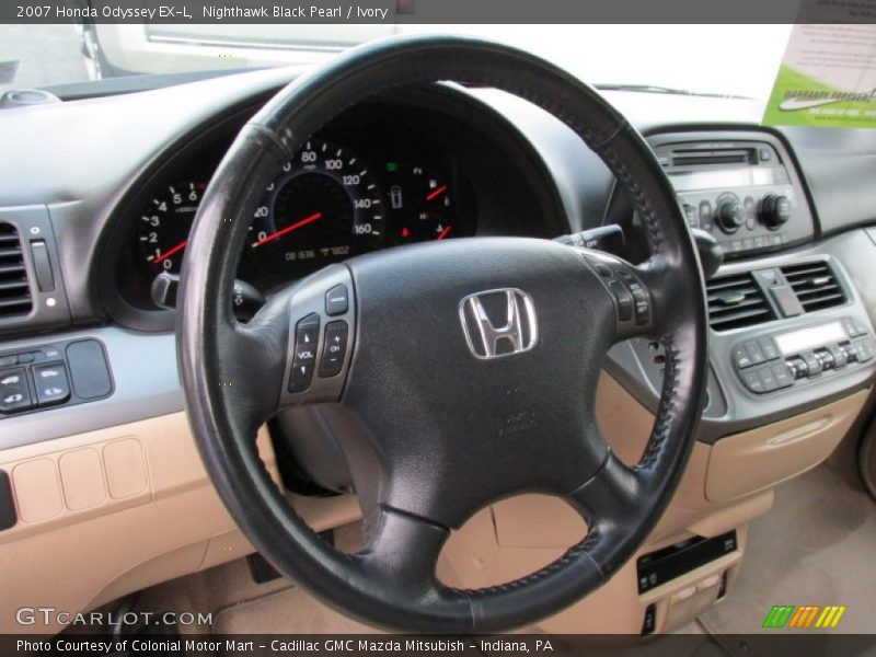 Nighthawk Black Pearl / Ivory 2007 Honda Odyssey EX-L