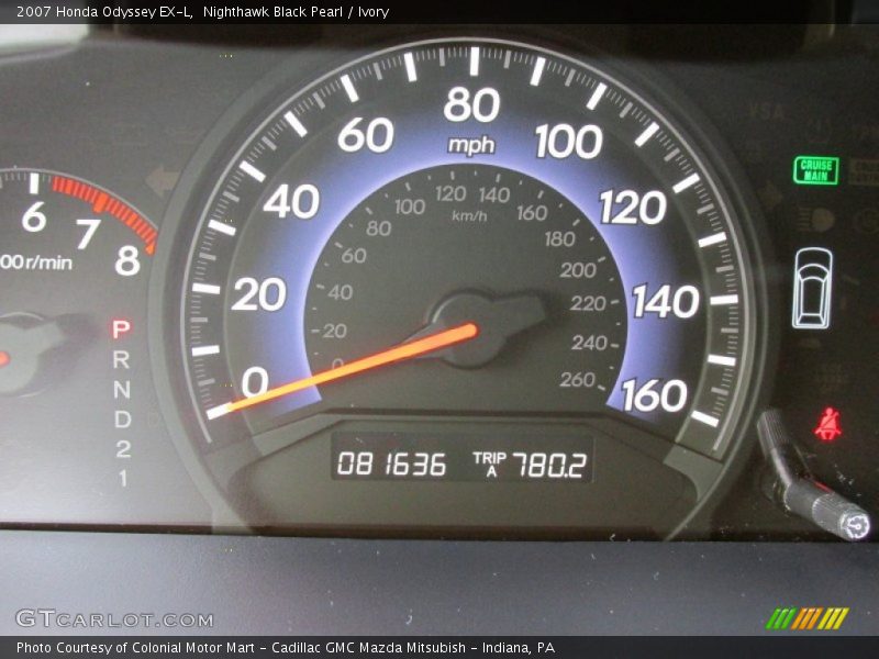 Nighthawk Black Pearl / Ivory 2007 Honda Odyssey EX-L
