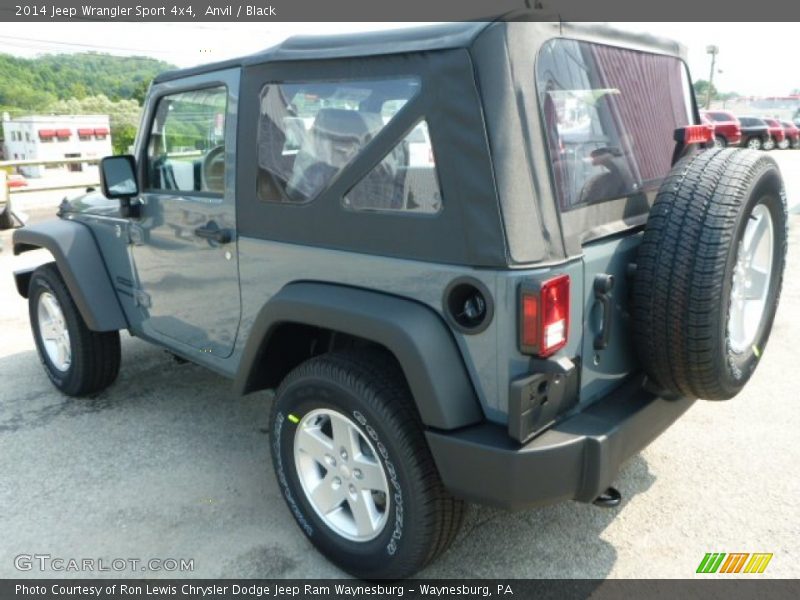 Anvil / Black 2014 Jeep Wrangler Sport 4x4