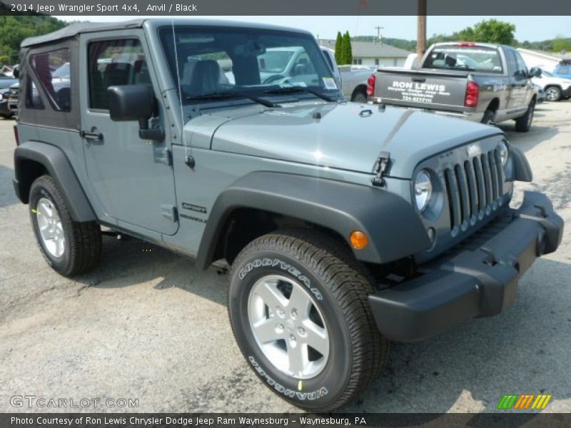 Anvil / Black 2014 Jeep Wrangler Sport 4x4