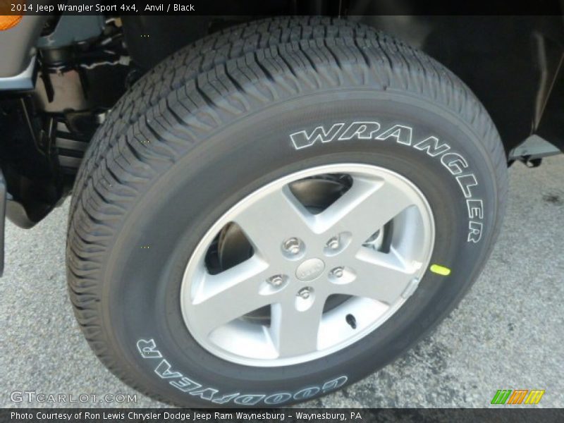 Anvil / Black 2014 Jeep Wrangler Sport 4x4