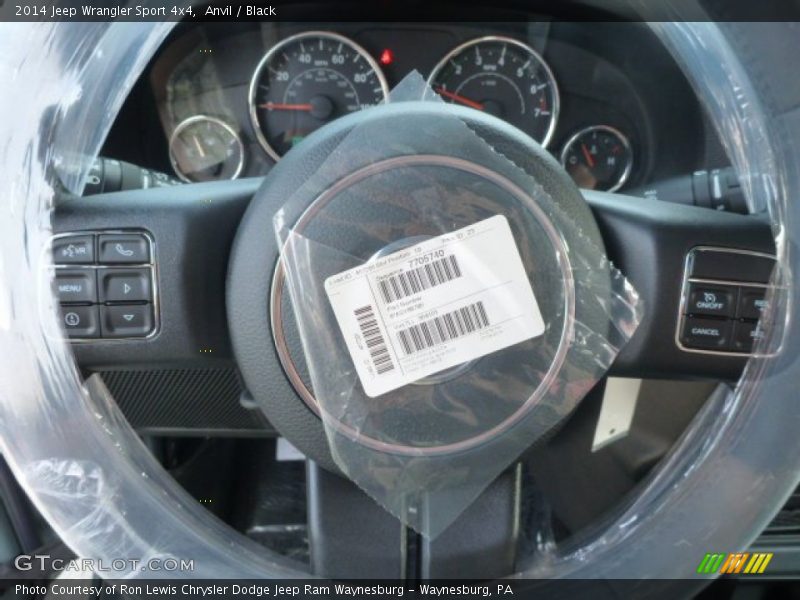 Anvil / Black 2014 Jeep Wrangler Sport 4x4