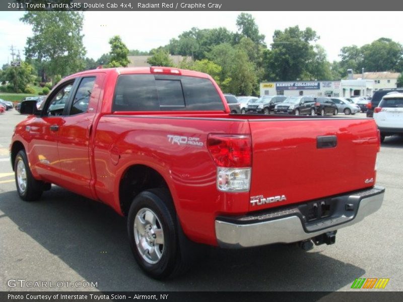 Radiant Red / Graphite Gray 2011 Toyota Tundra SR5 Double Cab 4x4