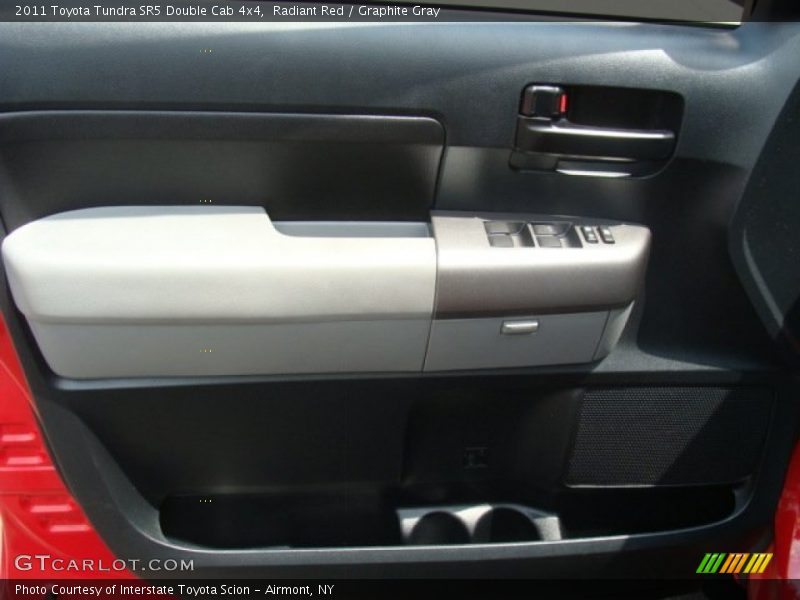 Radiant Red / Graphite Gray 2011 Toyota Tundra SR5 Double Cab 4x4