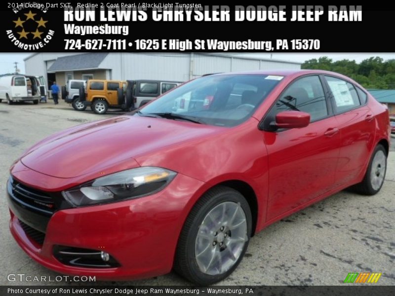 Redline 2 Coat Pearl / Black/Light Tungsten 2014 Dodge Dart SXT