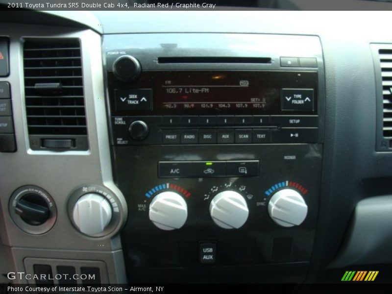 Radiant Red / Graphite Gray 2011 Toyota Tundra SR5 Double Cab 4x4