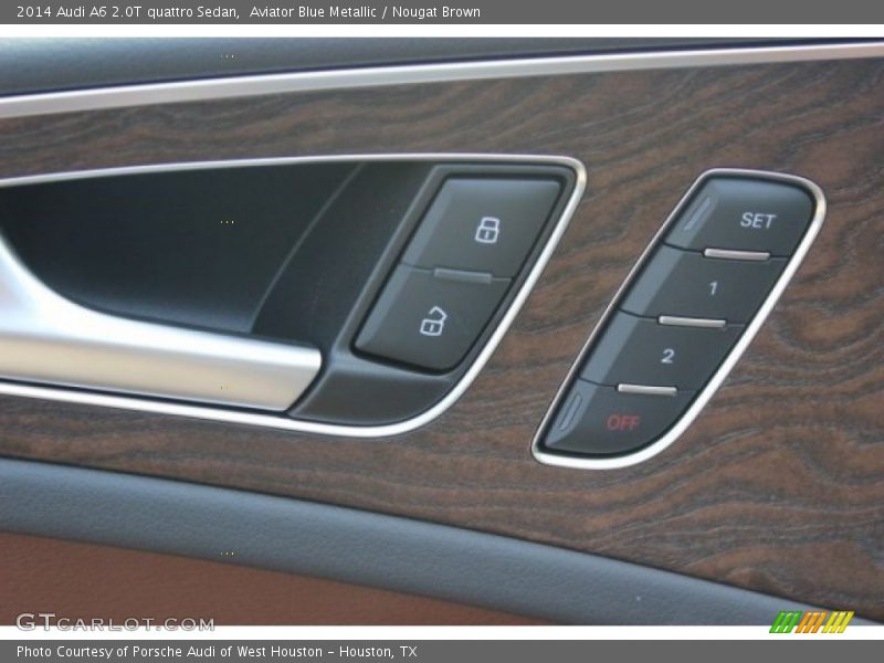 Aviator Blue Metallic / Nougat Brown 2014 Audi A6 2.0T quattro Sedan