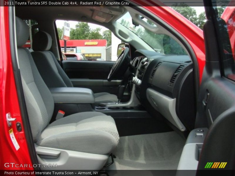 Radiant Red / Graphite Gray 2011 Toyota Tundra SR5 Double Cab 4x4
