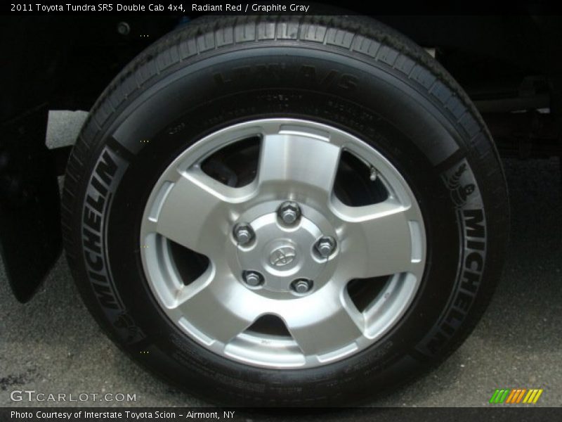 Radiant Red / Graphite Gray 2011 Toyota Tundra SR5 Double Cab 4x4