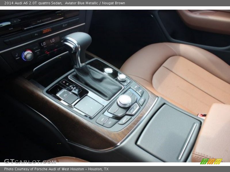 Aviator Blue Metallic / Nougat Brown 2014 Audi A6 2.0T quattro Sedan