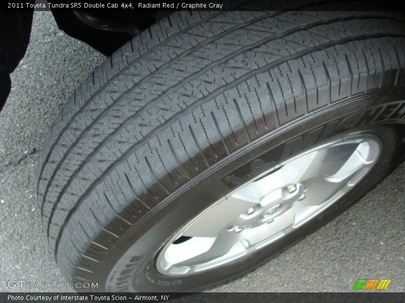 Radiant Red / Graphite Gray 2011 Toyota Tundra SR5 Double Cab 4x4