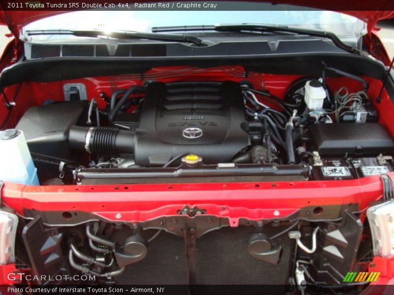 Radiant Red / Graphite Gray 2011 Toyota Tundra SR5 Double Cab 4x4
