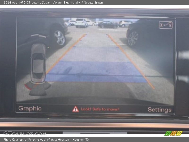 Aviator Blue Metallic / Nougat Brown 2014 Audi A6 2.0T quattro Sedan