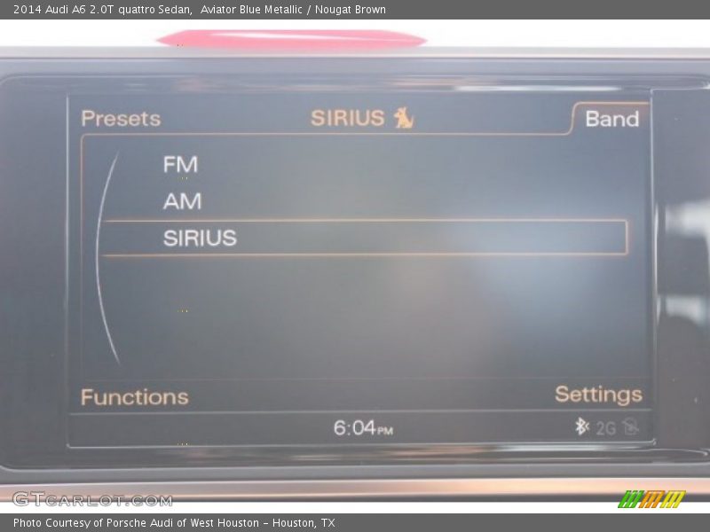 Aviator Blue Metallic / Nougat Brown 2014 Audi A6 2.0T quattro Sedan