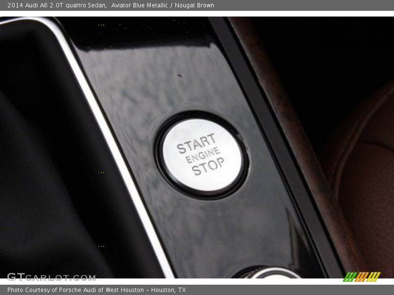 Aviator Blue Metallic / Nougat Brown 2014 Audi A6 2.0T quattro Sedan