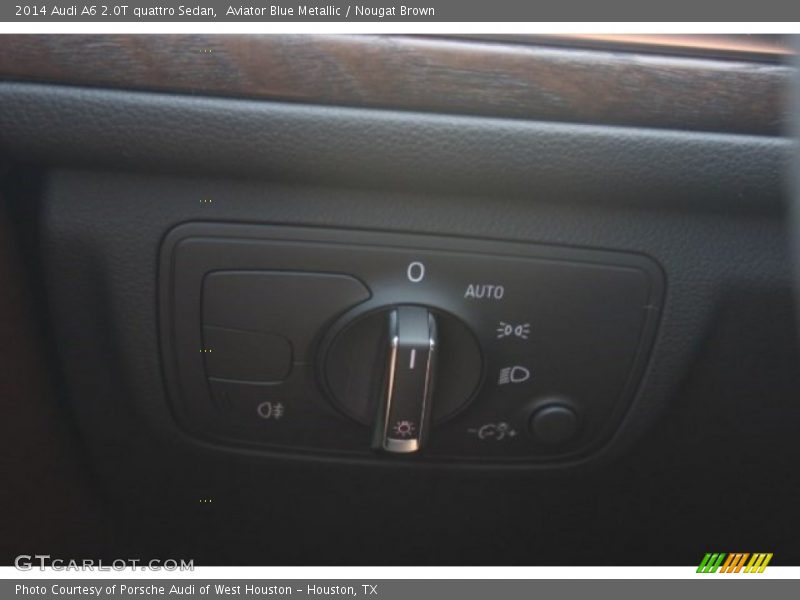 Aviator Blue Metallic / Nougat Brown 2014 Audi A6 2.0T quattro Sedan